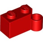 레고 부품 3831 빨간색 Red Hinge Brick 1x4 Swivel Base 4612582 : 브릭투게더