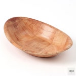 멍냥 네츄럴 타원형 우드볼 2p세트(19.5cm) 다용도볼 우드플레이트 : 멍냥유치원