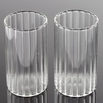 언니네 유리컵 230ml 2p 이사선물 칵테일잔 : 반짝반짝빛나는 우리의 하루