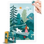 피스릴렉스 플라스틱 직소 퍼즐 성인용 600조각 베아 뮐러 숲속 산책 가장 만족스러운 탁상 : 다윤상사6