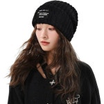 남성 여성 모자 캡 방한 추동 따뜻한 보온 신축성이 부드럽다 작은 얼굴 효과 아웃도어 통근 통학 자전거 무지 남녀공용 G0236 : 모던쇼퍼