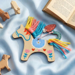 (1/23입고) (5인용) 말 털실 키링 만들기 : 노리프렌즈