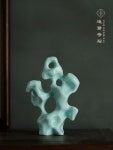 태호석 도자기 장식품 조경 젠스타일 이색적인 분위기 행운돌 (선물 상자) : 카와무역