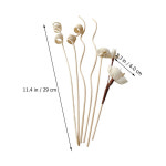 홈 욕실 여행 리드 6개 필수 부케 오일 용품 스틱 스파 디퓨저 인공 완드 휘발성 : 셀리브리뜨17