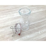 아델리아(ADERIA) 록 이트 음료 병 250ml 메이크업 박스 이탈리아제 보존 용기 유리 캐니스터 밀폐 용기 조미료 입 병 밀폐 커피 콩 H7569... 