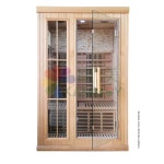 이동식황토방 구들방 사 A. 연한 노란색 1인용 솔송나무 투르말린 사우나 90x90x190 : 로즈링크