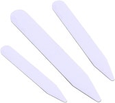 남성 드레스 셔츠 3 사이즈를 위한 이지 프로바이더 200 X 플라스틱 칼라 스테이 : sig.nature