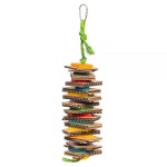 Prevue Pet Products Shredding Stack - Playfuls 육체 및 정신적 새 장난감 60247 211773 : BLOOM SHOP