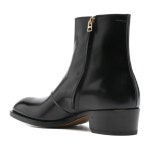 톰포드 버니시드 가죽 라운드 토 앵클 부츠 J1561 LCL497P BLACK : 어도어럭스