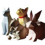 3D 동물 종이놀이 미니어처만들기 종이인형만들기 : 라오자