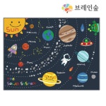 브레인숲 우주행성매트 유치원 어린이집 학교 학원 교습 교구 단체 창의력 : 마켓디에이알