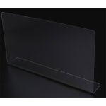 제임스마켓 L형 투명 칸막이 25 12cm 1P 일반형 L형 칸막이 25x12 일반 : 제임스박스