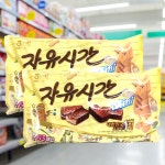 해태 자유시간 미니 630g 6봉 초코바 간식 대용량 초콜릿 디저트 : 커피몰