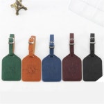 견고한 가죽 여행 네임택 찢어짐 걱정 없이 안전하게 편안 : 클릭투1