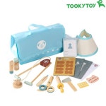 원목 동물 병원 장난감 애완 수의사 역할 놀이 어린이 진료 : 올데이문