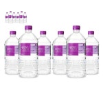 생수 1L 6개 먹는샘물 1리터 생수 : 워니24