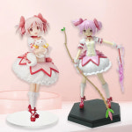카드 캡터 체리 사라 청명 샤오랑 케로 지팡이 마법봉 피규어 굿즈 마법 소녀 마도카 Magica Kaname Madoka 캐릭터 모델 인형 데스크탑 장식품... 