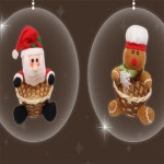 몽글 나무장식 선물바구니 크리스마스그릇 크리스마스볼 : 샵 몽글이네