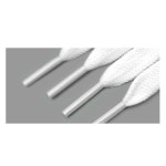 운동화 끈 신발끈 화이트 초박형 세탁 X자 내구성 남녀공용 실내 : 토핑마켓