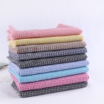 (원단)  핀체크 리플 지지미 시어서커 : 짱패브릭