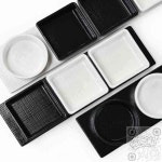 셀더잇 매트 소스볼 3칸 4칸 멜라민 종지 업소용 G-0140 G-012 검정 크림 소스컵 : 셀더잇