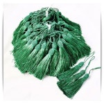 전통 매듭 노리개 태슬 수술 딥그린 진초록 한복 소품 공예 장식 전통공예 부자재 : 앤츠런