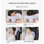 봄앤맛 | 목이편한 기능성 낮잠베개 다용도 라지 스카이블루 누워서 : 트러스픽
