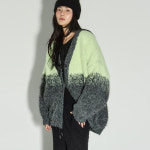 [딘트] J3083 헤어리 그라데이션 가디건 : 딘트