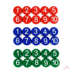 교구용 숫자자석 세트 10개입 교육도구 자석세트 초등교구 학습용품 : 파란물고기추천