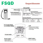 PPA100 PPA101 PPA102 PPA100-04 PPA100-06 PPA101-04 PPA101-06 PPA102-04 PPA102-06 FSQD 타입 컴팩트 마노미터 P : 청라상사