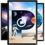 DHMYYXGS LED 레스토랑 메뉴 보드 리스트란트 스크린 27인치 4K HD 1000니츠 월마운트 안드로이드4+64G HDMI/WiFi 길 찾기 오토 플레이... 