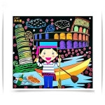 스크래치 종이 이탈리아 세계문화탐험 세트 페이퍼 북 나이트뷰 체험 : 앤츠런