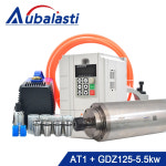 Aubalasti 수냉 스핀들 GDZ125-5.5 ER25 인버터 AT1 입력 단일 220V 출력 3 상 220VAC 5.5KW : 현진37