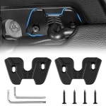 지프 랭글러용 선바이저 수리 키트, 아연 합금 선바이저 클립, 2018 랭글러 JK/2018-2023 JL/2020-2023 글래디에이터용, 튼튼한 코팅... 