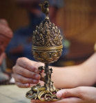 금동 대향로 앤티크 초향 장식품 전통 골동품 공예 소품용 빈티지소품 : 독립생활 스토어