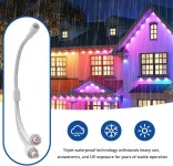 고비 영구 실외등 2개용 Y-스플리터 데크 조명 Y자형 연장 케이블(남성 1~여성 2개) H705D H705E H705F H706A H706B H706C H7067 H7068... 