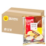 청우 왕찹쌀모나카 240g X 12개 (1BOX) : 젤리랜드