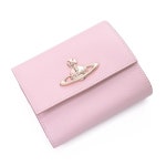 비비안웨스트우드 지갑 3단 접기 여성 EXECUTIVE 지퍼 반지갑 132095112200 쇼핑백포함 이름새김 없음, 핑크품 : 키유나샵