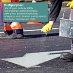 도로 표시용 반사 유리 구슬(1LB 백) 교통 페인트용 구슬 연석 페인트 포장 스트리핑 주차장 진입로 입구 횡단보도 옥외 표지판 예술 및 공예품... 