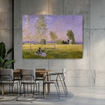 클로드 모네 그림 여름 유화 질감 붓터치 캔버스 액자 40x29cm : 아트스코