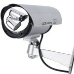 글샵 원통 돌출형 가짜CCTV 모형카메라 무선카메라 보안용품 보안용카메라 : 모든쉼터