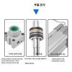 아데크형 SAI  실린더 32/40/50/63/80/100X25X50X75X100X150X200S SAI63x500S 디자인 : 삼이유통