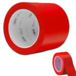 3M 471 끈적임없는 색깔 테이프 100mm x 33M 적색 컬러 바닥 라인 테이프 : 공구이즈