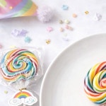 무지개 롤리팝 막대사탕 알록달록 캔디 간식 선물 : 옥녀상점