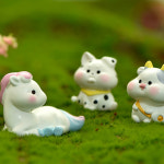 미니어처 십이지신 피규어 3.2x3.6cm 12종 택1 테라리움 소품 : 나랑다랑해