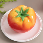 토마토 모형 과일 미니어처 (2PCS) 키즈카페 교구 모조 인조 가짜 장식 소품 인테리어 : 플라워트리
