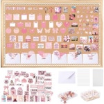 어버이날을 위한 기독교 선물용 247Pc 코케 기도 보드 키트 봉투 세트 성경 구절 인용문 거실 사무실용 DIY 벽 예술 용품보드 제외... 