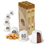 La Natura LIFESTYLE 크레마 카라멜 농 커피 - 60캡슐 I 라 나투라 라이프 기반 100 산업 퇴비화 가능 [B08VNRBX2Q] : Small Sense