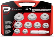 마스터 베어링 레이스 및 씰 드라이버 키트 - 씰을 쉽게 설치하고 제거할 수 있는 9개의 정밀 휠 인서트(1.565~3.180인치) 포함 948004... 