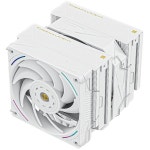 써멀라이트 로얄 프레토르 130 울트라 화이트 CPU 공랭 쿨러 PC 더블 타워 고성능 7 히트파이프 쿨링 브러시드 탑 커버 AM4/AM5용 인... 